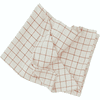 OYOY Tischtuch Gitter Tischtuch offwhite_red