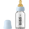 Bibs Baby Bottle skleněná láhev  110 m,  modrá