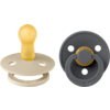BIBS® Schnuller Colour Iron & Vanilla 6-18 Monate, 2 Stk.