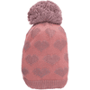Sterntaler Pom pom hatt hjärtan rosa 