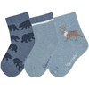 Sterntaler Ponožky 3-pack medvědi inkoustově modré