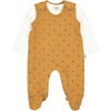 SALT AND PEPPER  Conjunto de pelele Welcome AOP caramelo 