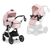 hauck Carrito de bebé Vision X Set Silver Melange Rose