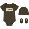 Levi's®Bodysuit con cappellino e scarpe verde oliva 0-6 mesi