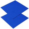 Katara Bouwplaat Set van 2 25x25cm / 32x32 Pinnen blauw
