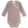 Sanetta Swaddle rompertje strepen roze