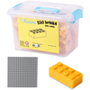 Katara Bausteine - 520 Stück mit Box und Grundplatte, gelb