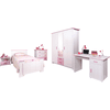 Parisot Kinderzimmer-Set "Biotiful 13", 5-tlg Weiß-Rosa Weiß / Rosa