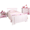 Parisot Kinderzimmer-Set 3-tlg. "Biotiful 3" Rosa-Weiß Weiß / Rosa