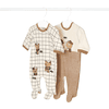 Mayoral 2-pack sömnoverall beige