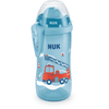 NUK Drikkeflaske Flexi Cup 300 ml, brannvesenet blå