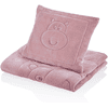 babyJem  Coperta di coccole con cuscino rosa
