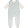 Steiff Romper set stripes celestail blue