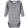 Lil'Atelier Lange Mouw Bodysuit Nbmgeo Monument 