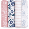  aden + anais™ essential s puck cloth flower s bloom 4-pakning