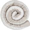 ULLENBOOM Babyseng med slange med vaffel Floral Sand 300cm