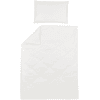 Meyco Sengetøj til barnesenge 100 x 135 cm Uni Off white 