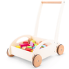 New Class ic Toys Andador con bloques de madera para construir