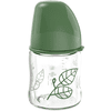 nip ® Botella de cuello ancho cherry green Boy, 120 ml, verde de vidrio