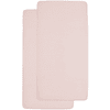Meyco Jersey passlaken 2 pakke 70 x 140 / 150 Soft Pink