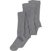 name it Pantalones 2 paquetes Nknpantyhose Rib Dark Grey Melange