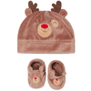 OVS Newborn caps og støvletter sett Rudolf brun