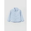OVS Camisa de franela azul 
