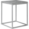 Outsunny Gartentisch mit Metallrahmen grau