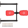 HOMCOM Kampfsporttrainer mit 360-Grad Drehung rot