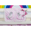 TICAA Kinder Bett-Tasche "Einhorn Rainbow" für Hoch- und Etagenbetten Rosa