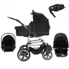 Bebebi London | 4 in 1 Kinderwagen Komplettset | ISOFIX Basis | Hartgummireifen Tower Bridge
