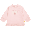 Steiff Sweatshirt silver pink