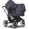 bugaboo Duo kinderwagen Donkey 5 Duo Complete Graphite/Stormy Blue