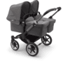 bugaboo Passeggino gemellare Donkey 5 Twin Complete grafite/grigio melange