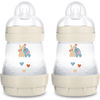 MAM Babyflaske Easy Start Anti-Colic 160 ml, 0+ måneder, elefant, 2 stk.
