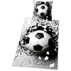 HERDING Bettwäsche 3D Fußball 135 x 200 cm