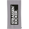 HERDING Asciugamano da bagno in velluto Street Kicker grigio-nero 75 x 150 cm