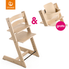 STOKKE® Tripp Trapp® Hochstuhl Oak natur + gratis Baby Set natur