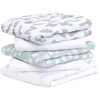 aden + anais™ essential s bomullsmuslin-burradukar 5-pack alpha bet animals 60 x 60 cm