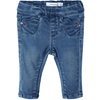 name it Legginsy Nbfpolly Dark Blue Denim