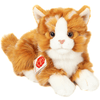 Teddy HERMANN ® Cat lying red ge tiger t, 20 cm