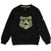 Threadboys Pullover THB Fleece Bear Sweatshirt MicroscopeBlack