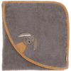 Sterntaler Badhandduk med huva 80 x 80 cm Happy grey