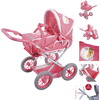 knorr toys® Puppenwagen Ruby NICI "La-La-Lama Lounge" rosa