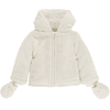 kindsgard Chaqueta de felpa bomo blanca