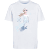 F4NT4STIC T-Shirt Disney Frozen 2 Elsa Nokk Wassergeist Pferd Silhouette  weiß