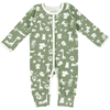 Alvi ® Pyjama Granite Animals graniitti vihreä/valkoinen