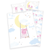 HERDING Ropa de cama de franela Peppa Pig 100 x 135 cm