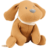 Nattou Peluche chien Charlie jacquard caramel