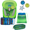 Scout Sunny II DIN Neon Safety - Green Gecko, 4 pezzi.